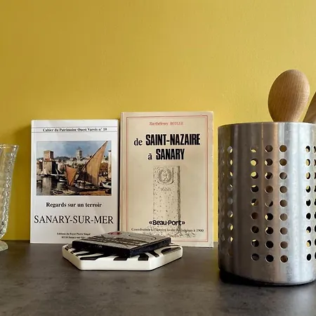 Hyper Centre 3 Parking Balcon Clim Wifi Apartamento Sanary-sur-Mer